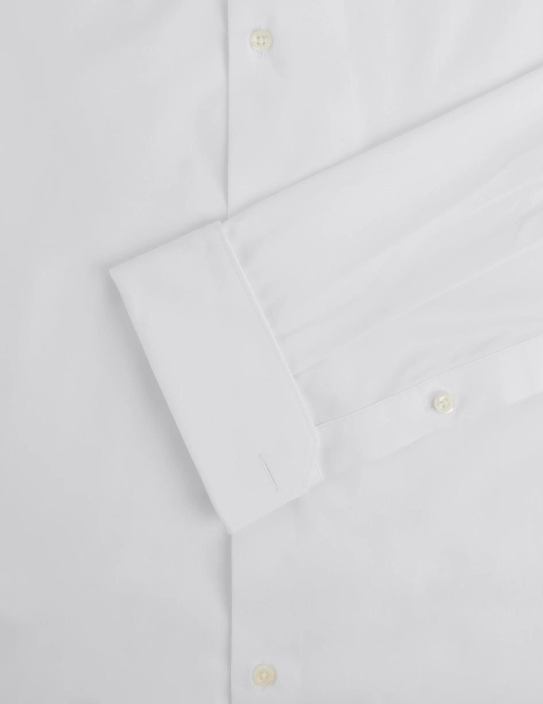 Chemise semi-ajustée blanche - Image 3