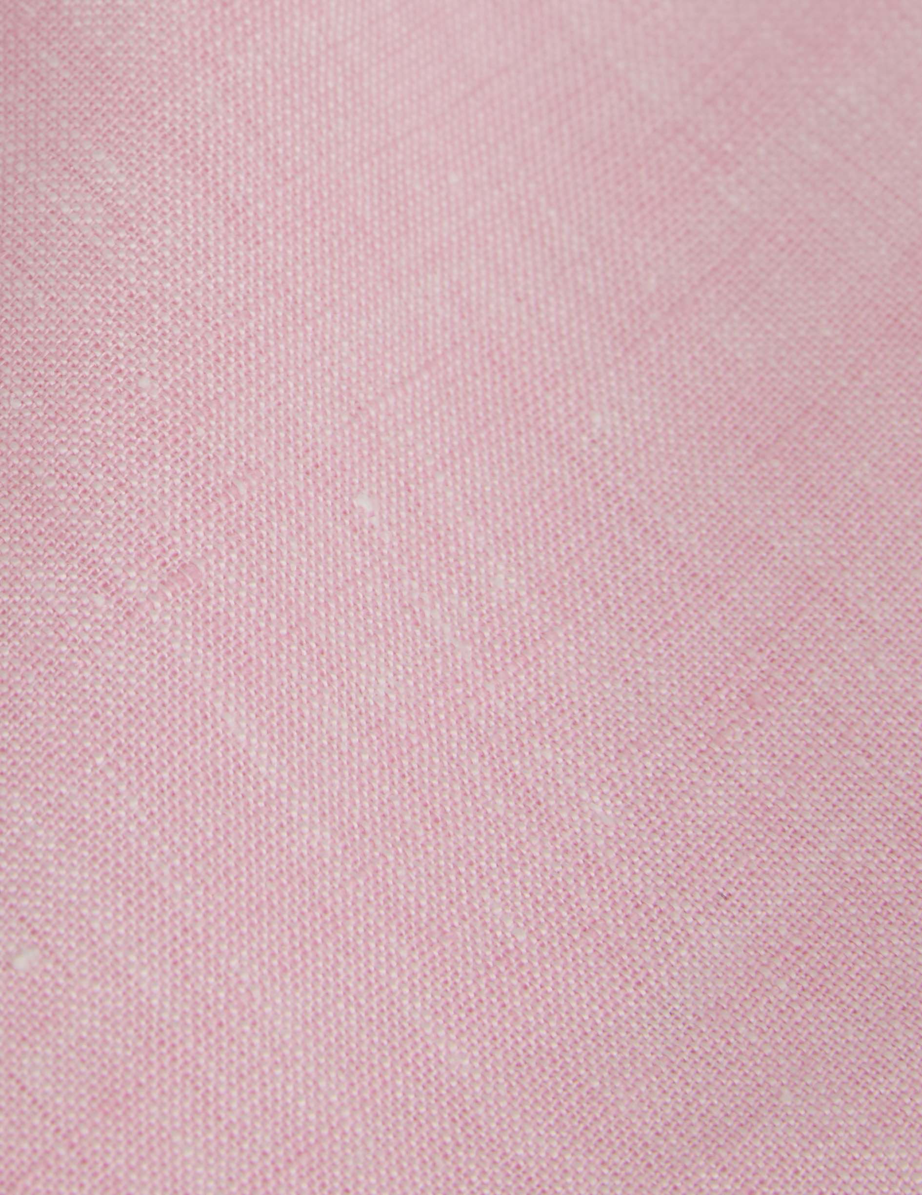 Chemise Lanaée en lin rose clair - Image 5