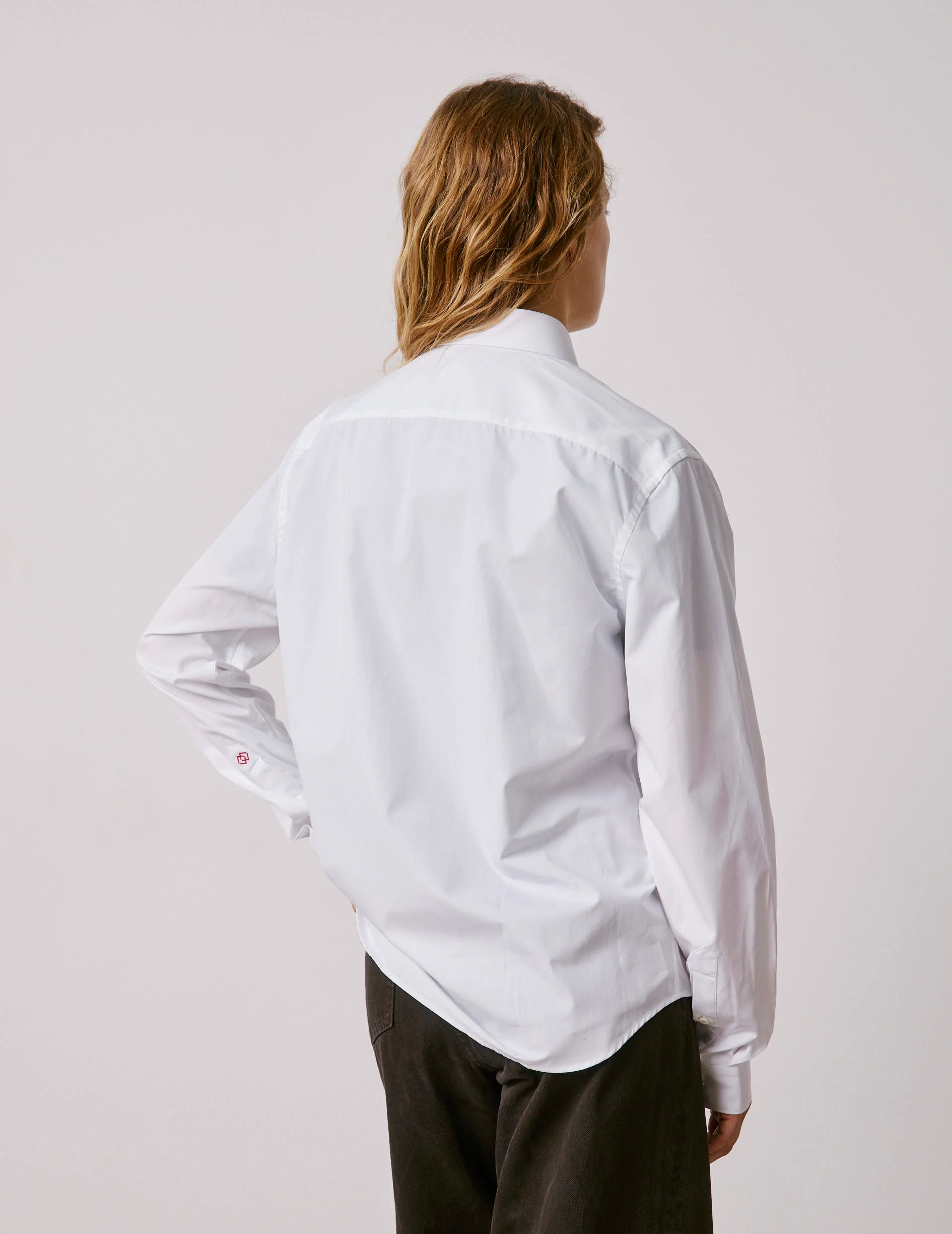 Chemise mixte "Je t'aime" blanche - Image 8