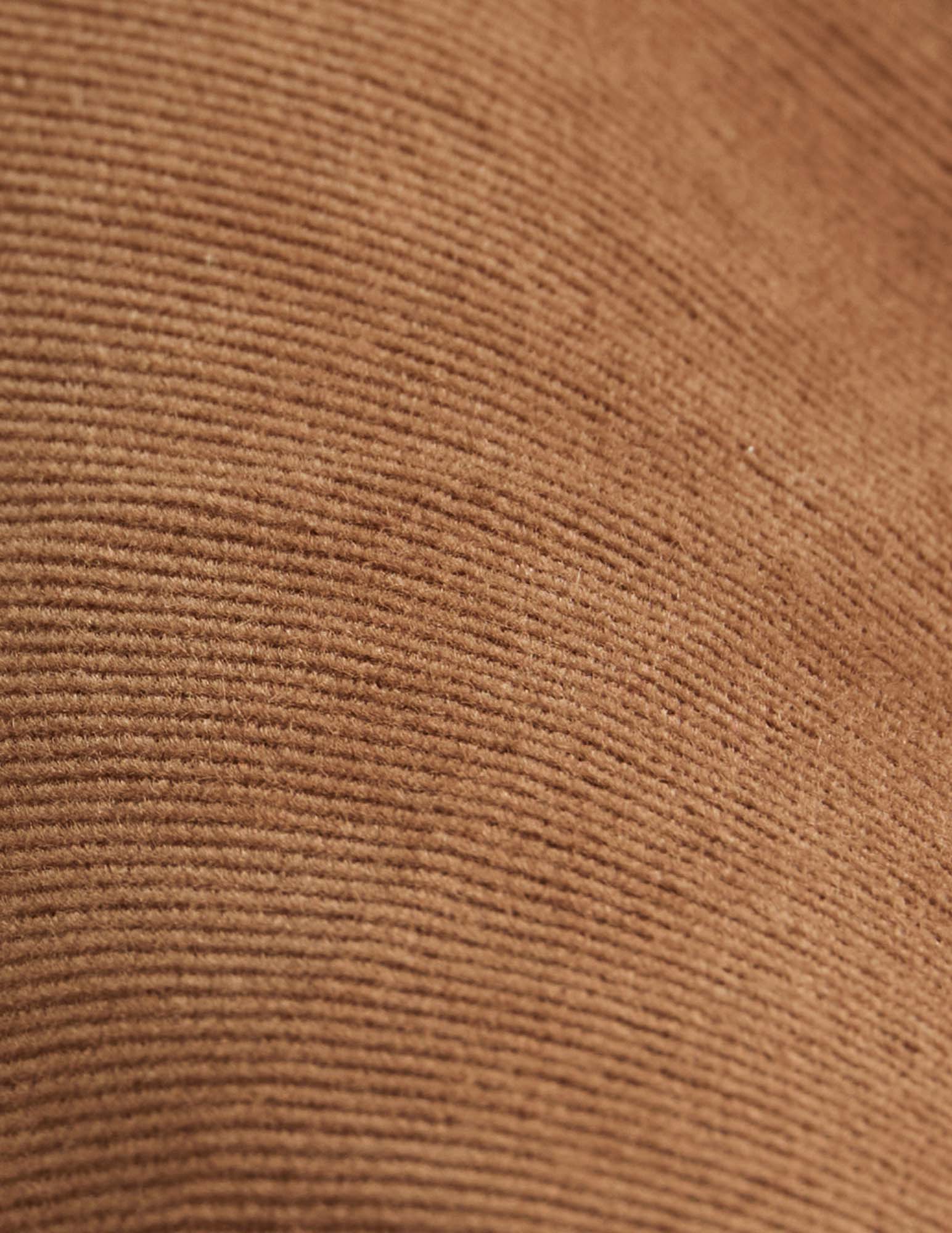 Chemise Pierrot en velours beige - Image 4
