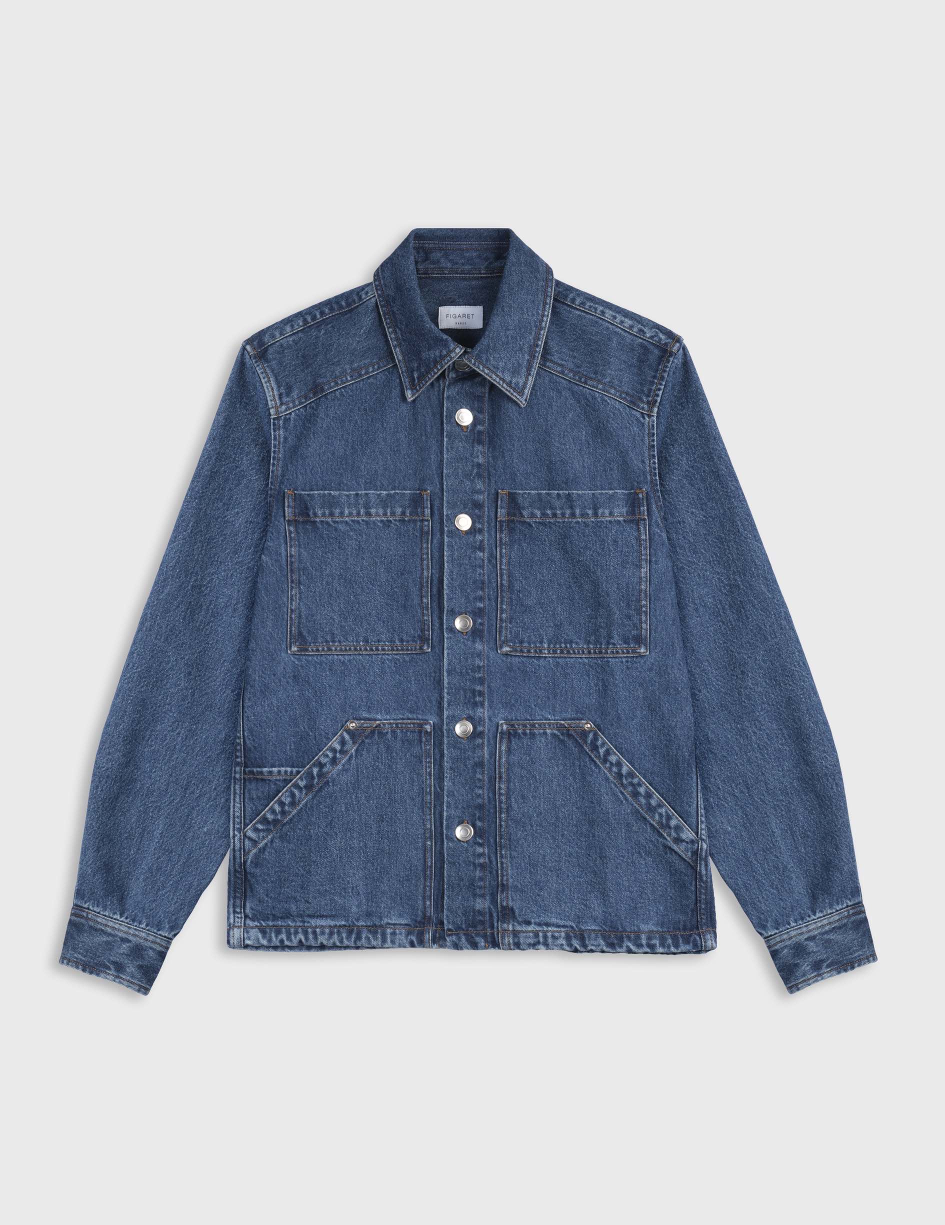 Surchemise Malcolm en denim bleu - Image 2